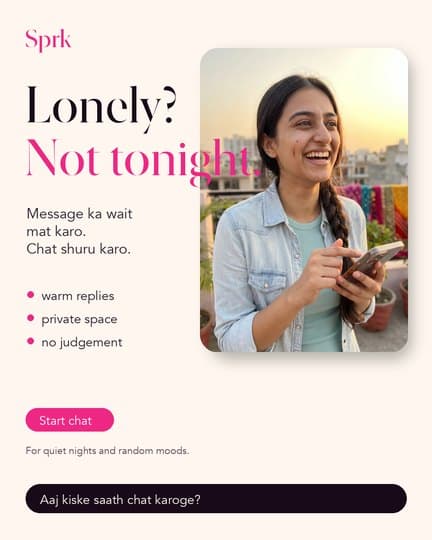 A quiet night phone chat for someone feeling lonely
